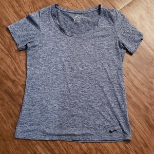 Nike Women's Dri-Fit Short Sleeve Top - Cobalt